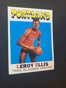 1971-72 Topps Basketball #111 Leroy Ellis EX Portland Trail Blazers Saint Johns