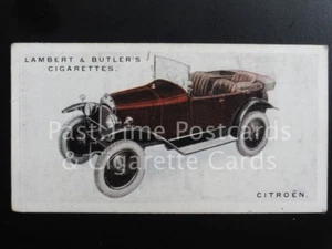 Single: 'Citroen' No.12 'MOTOR CARS, 3rd Series' Lambert & Butler 1926 - Picture 1 of 1