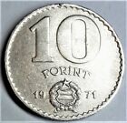 Ungarn 10 Forint 1971 Münze - Freiheitsstatue - Vz / Xf + Kapsel