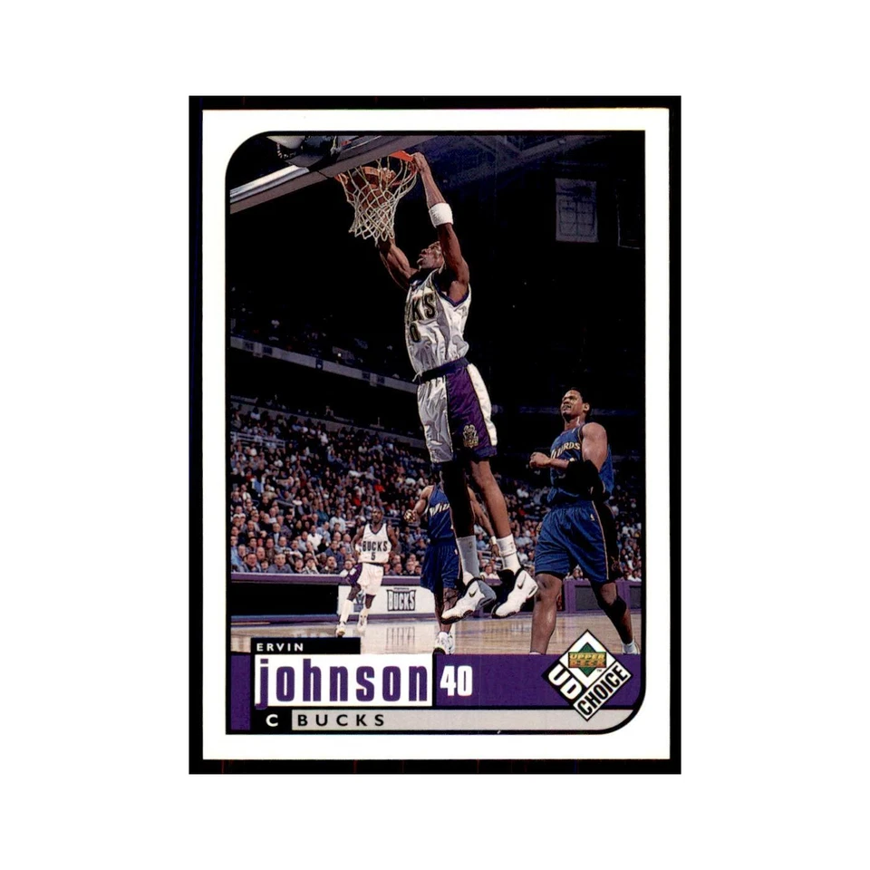 1998 UD Choice Ervin Johnson Basketball Cards #78 - Image 1 of 3