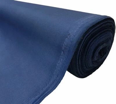 blue Heavy Duty Thick Waterproof Canvas Fabric 600D Outdoor Cover Sold By Metre - Image 1 of 4