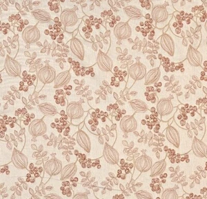 Vintage Clarence House "Pomme" Embroidered Cotton Blend Jacquard Fabric- 4 Yards - Picture 1 of 10