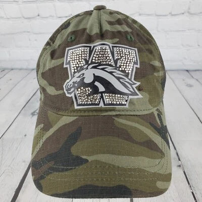 Western Michigan Broncos Adidas Camuflaje Bling con Correa Ajustable Sombrero WMU NCHC  Foto 1 de 4