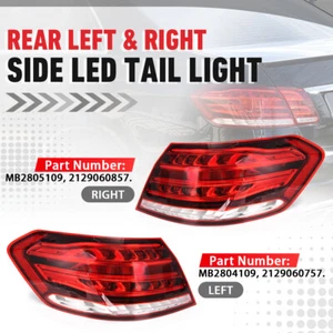 Pair Tail Lights For 2014 Mercedes Benz Sedan W212 E200 E300 E63 AMG LED - Picture 1 of 16