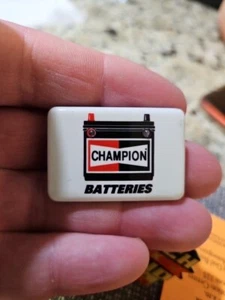 SEHR SELTENER Vintage Champion Batterie blinkender Werbe Pin blinkt noch! - Bild 1 von 7