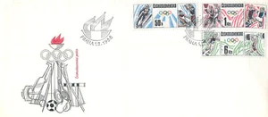 1. Czech R. FDC 1988 Winter & Summer Olympic Games - Calgary and Seoul - Picture 1 of 2