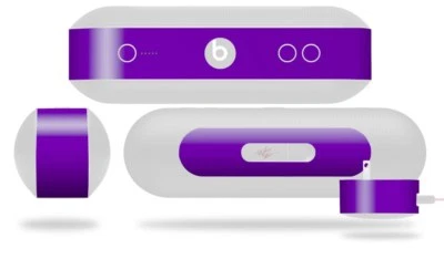 Skin for Beats Pill Plus Solids Collection Purple Decal Wrap - Image 1 of 3
