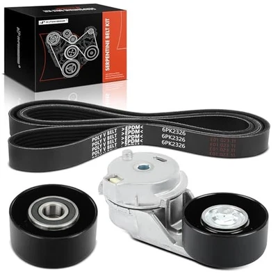 Serpentine Belt Drive Kit Compatible with Chevrolet Colorado 2004-2012 - Image 1 of 4