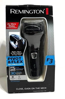 REMINGTON F3900 Hombres Recargable F3 Inalámbrico Eléctrico Pivote Flex Lámina Afeitadora Caja Foto 1 de 4