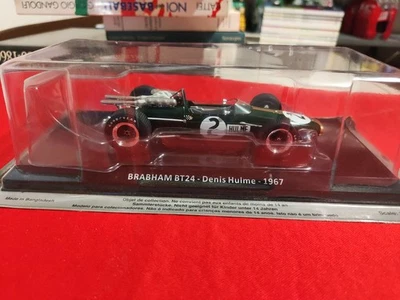 Collezione : Auto da corsa 1:24  BRABHAM BT24 DI Denis Hulme  1967 Con Fascic - Immagine 1 di 4
