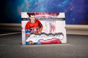 Emile Butch Bouchard Montreal Canadiens Vintage Signature Cut Cards - Autograph - Picture 1 of 2