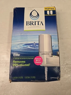 Brita Tap Water Faucet Mount Filtration System - Chrome + 2 Filters - Image 1 of 4