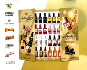 Anthon Berg Dark Chocolate Liqueur Liquor filled Bottles 64 ct 2.2 lb - Picture 1 of 4