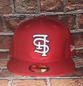 ST. LOUIS CARDINALS NEW ERA UPSIDE DOWN LOGO DEADSTOCK GR 71/2 SELTEN - Bild 1 von 4