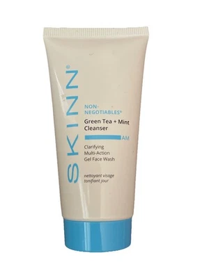 Limpiador de té verde y menta no negociables Skinn Cosmetics AM 2 OZ NUEVO/SELLADO Foto 1 de 3