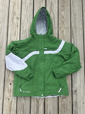 Columbia Sportswear Mujer Impermeable Chaqueta con Capucha Talla XL Verde Vellón Y2K Foto 1 de 4