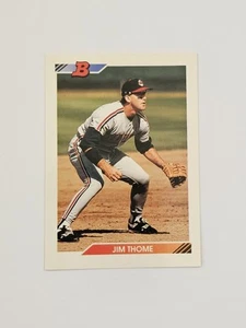 1992 Bowman #460 Jim Thome Cleveland Indians HOF - Picture 1 of 2