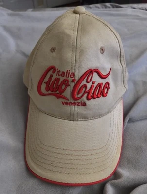 Sombrero Ciao Ciao Venezia Italia - Estilo Coca Cola - Italia  Foto 1 de 3