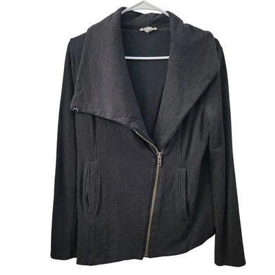 HELMUT LANG Moto Asymmetric Jacket S Cozy Grunge Streetwear Goth Designer Fall - Image 1 of 4