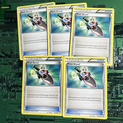 Trick Shovel 98/106 Flashfire Pokemon Card Trainer Non-Holo 5 - Image 1 of 4