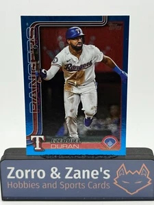Ezequiel Duran 2025 Topps Series 2 Blue Foil /150 TX Rangers 097/150 - #589 - Bild 1 von 3