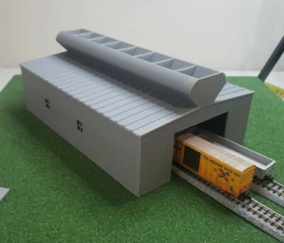 N Scale 1/160 3d Printed MEGA Steel Mill Building BIG Pull Thru Door For Freight - Image 1 of 4