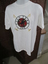 Vintage 90's USA Polo Team T shirt Embroidered Oarsman Mens Medium