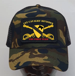 Retro Classic Iconic US Army 1st Team Air Cavalry Vietnam Quality Baseball Cap - Bild 1 von 8