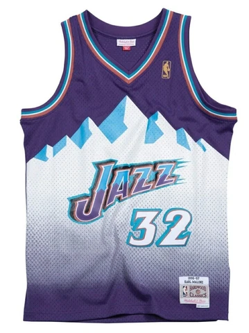 Mitchell & Ness Utah Jazz Karl Malone 1996-1997 Swingman Jersey-Men's Size 2XL Cover