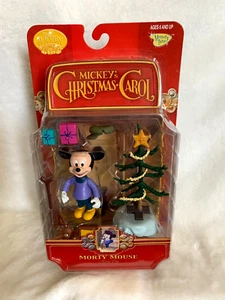 New 2003 Memory Lane Disney Holiday Mickey's Christmas Carol Morty Mouse TinyTim - Picture 1 of 10
