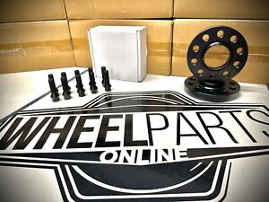 10mm X 2 Black DEMON Wheel Spacers + Bolts BMW F Series 2012-2019