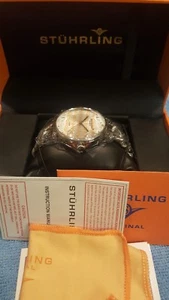 Stuhrling Watch Vogue Stainless Steel Women's LW01S5960 New - Picture 1 of 2