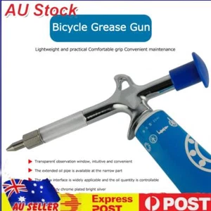 MTB Bicycle Lubricant Grease Gun Service Tools Manual Oiler Cycling Accessories - Picture 1 of 15
