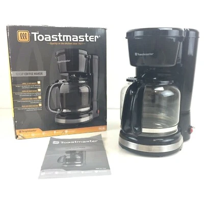 Toastmaster 12 Cup Coffee Maker - Pause & Serve Function - Black - TM-122CM - Image 1 of 4