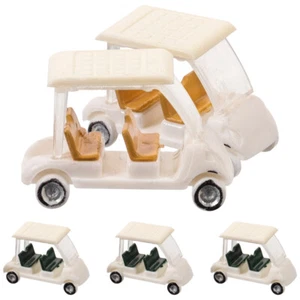5Pcs Simulated Golf Cart Models Kids Sand Table Mini Golf Cart Models Golfing - Picture 1 of 12