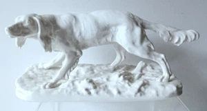 Setter Figure Nymphenburg Porcelain Figurine Dog in Excellent Vintage Condition - Picture 1 of 9