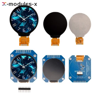 Round 1.28 inch TFT LCD Display Module RGB IPS HD 240x240 SPI GC9A01 Driver New - Picture 1 of 14