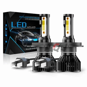 For Isuzu VehiCROSS 1999-2001 2X H4 9003 LED Headlight High/Low Beam Bulbs 6000K - Picture 1 of 11