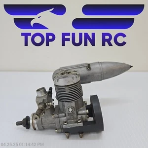 Royal .45 Ball Bearing Nitro Engine w/ Muffler, Great Condition, Untested - Picture 1 of 6