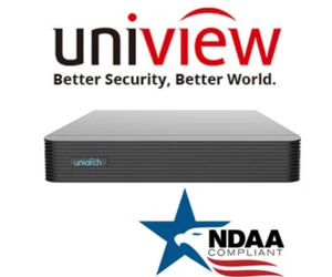 UNV 8MP HD 16-Ch 1 SATA HD NDAA Uniarch IP Network Uniview Security NVR - Imagen 1 de 4