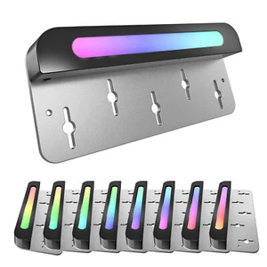 8PC 7 inch RGB LED Hardscape Light Retaining Changing Outdoor for Steps Sidewalk - Picture 1 of 8