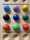 Colorku Sudoku Puzzle Replacement Set of Wooden Balls - 1 Set of all 9 Colors