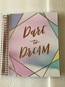 Recollections Dare to Dream Rose Gold Spiral Planner 12 month 2019 Horizontal  - Picture 1 of 11