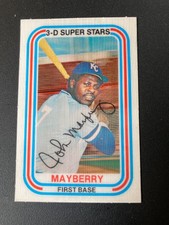 1976 Kellogg's #46 JOHN MAYBERRY KANSAS CITY ROYALS NM/MINT FREE SHIP