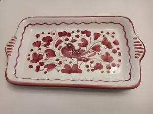 Larce Orvieto Italienische Keramik Schmuck Tablett 7" - Bild 1 von 3