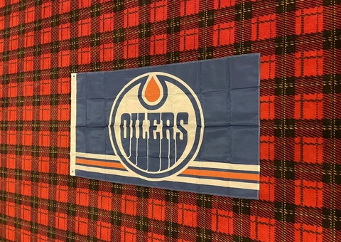 Brand New Edmonton Oilers flag 3 foot by 5 foot Cover