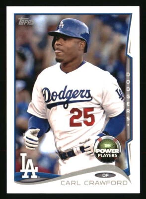 Carl Crawford 2014 Topps #PP-196 BASEBALL Card - Image 1 of 2