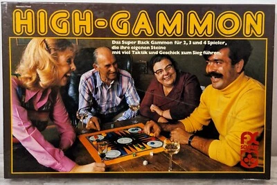 High Gammon Super Backgammon FX Schmid 1975 Brettspiel Gesellschaftsspiel  - Bild 1 von 4