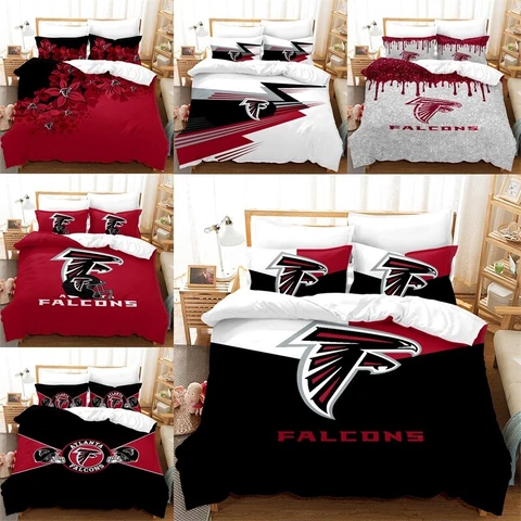 Atlanta Falcons Duvet Cover Set Pillow Shams Quilt/Comforter Cover Zipper Gifts Cover