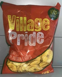 Village Pride Plantain Chips - Chili 75g X 24 Packets (MULTIPACK) . - Picture 1 of 1
